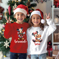 Camisola Natal Mickey Minnie personalizada família - Disney Natal - D-Arte Portugal