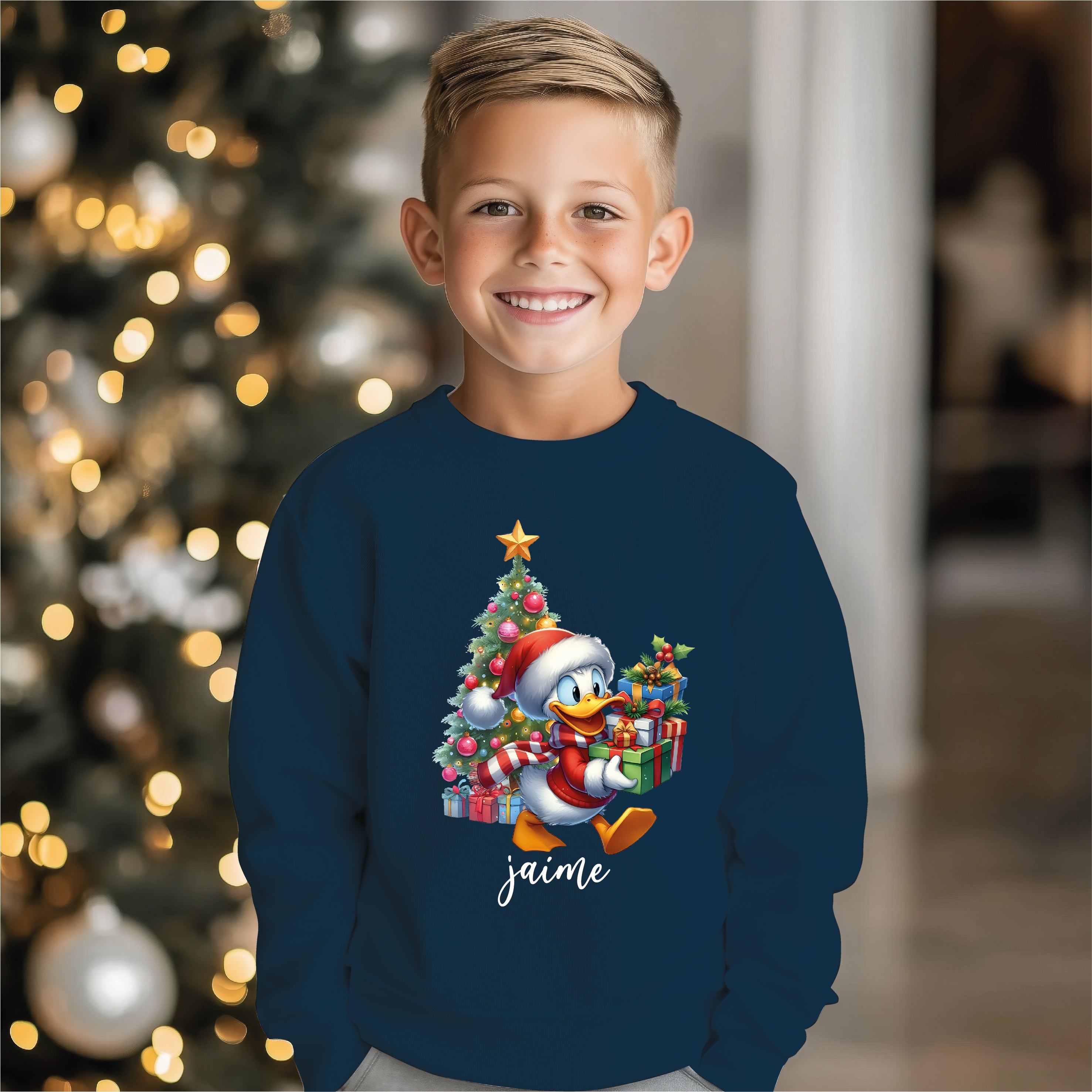 Camisola Natal donald personalizada - Personagem Disney Natal - D-Arte Portugal
