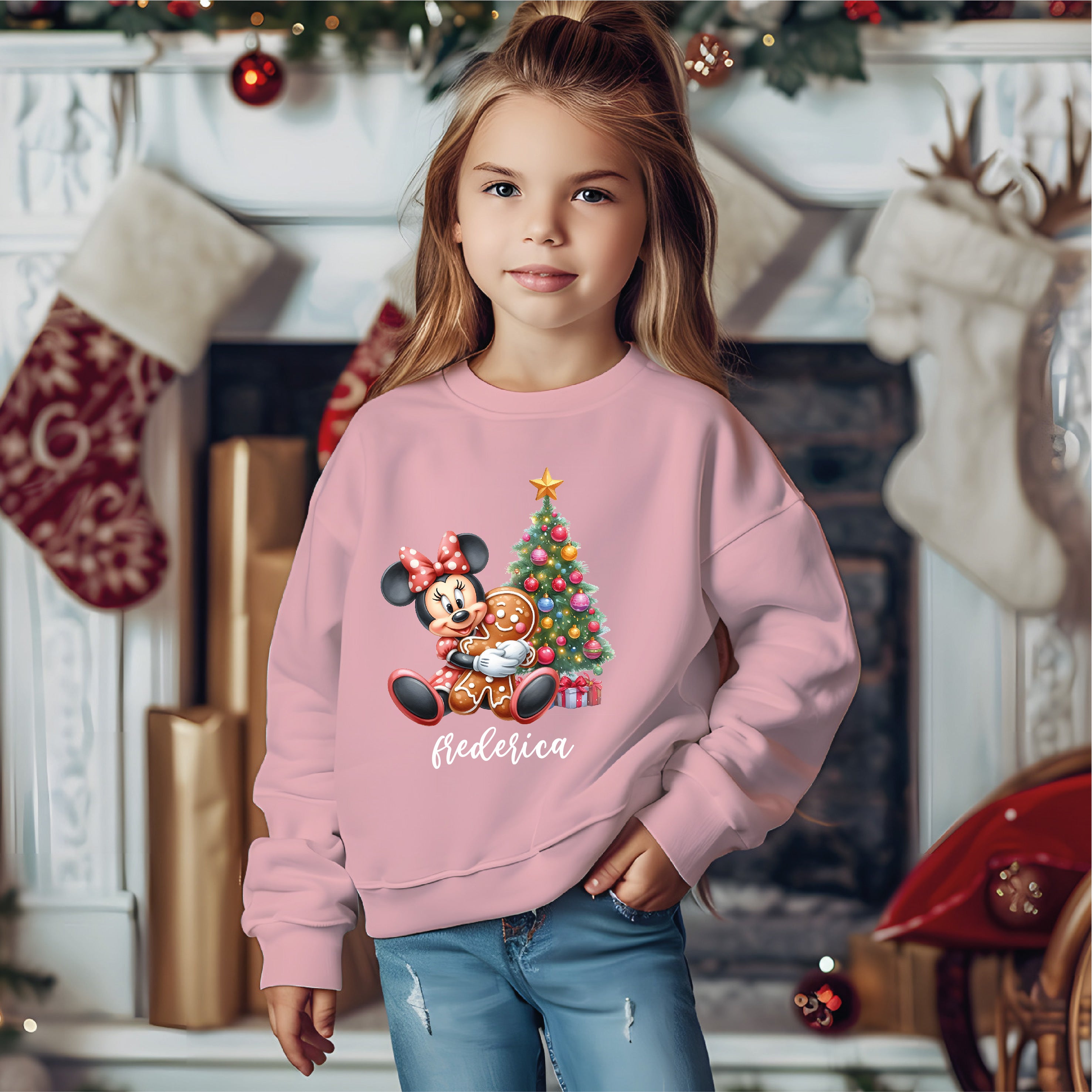 Camisola Natal minnie personalizada - Personagem Disney Natal - D-Arte Portugal
