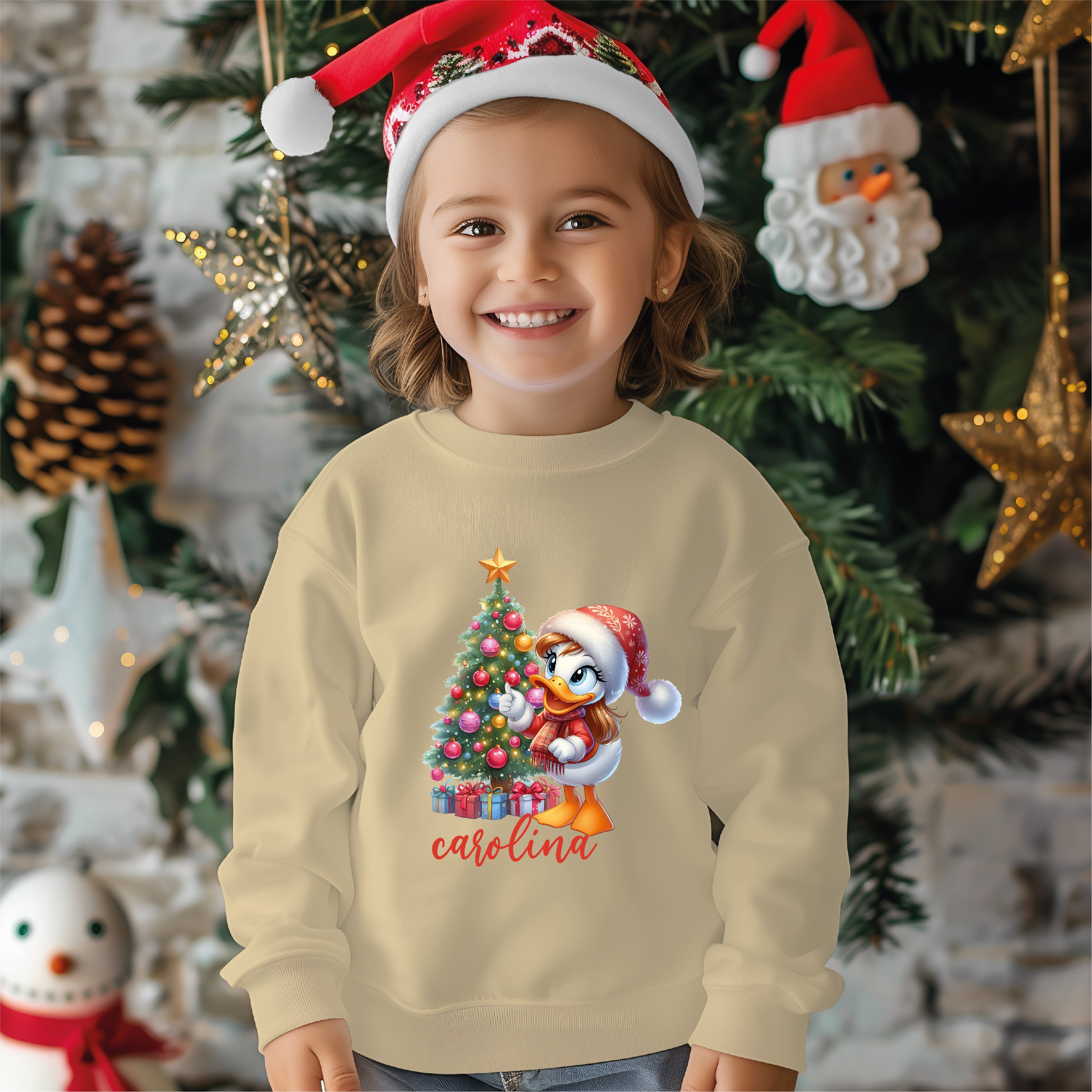 Camisola Natal margarida personalizada - Personagem Disney Natal - D-Arte Portugal
