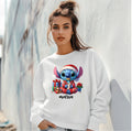 Sweatshirt Natal Stitch personalizada - Design Disney único - 60% algodão